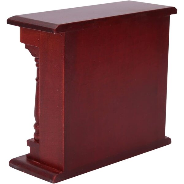 Caminetto in Miniatura in Legno di Rosa Scala 1:12 per Casa delle Bambole