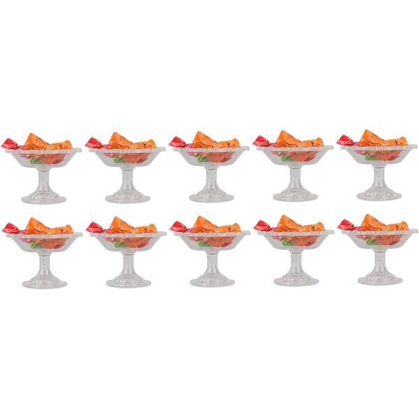 Packung mit 10 Mini-Kunststoff-Süßigkeitenmodellen für Puppenhäuser 1/12 und 1/6