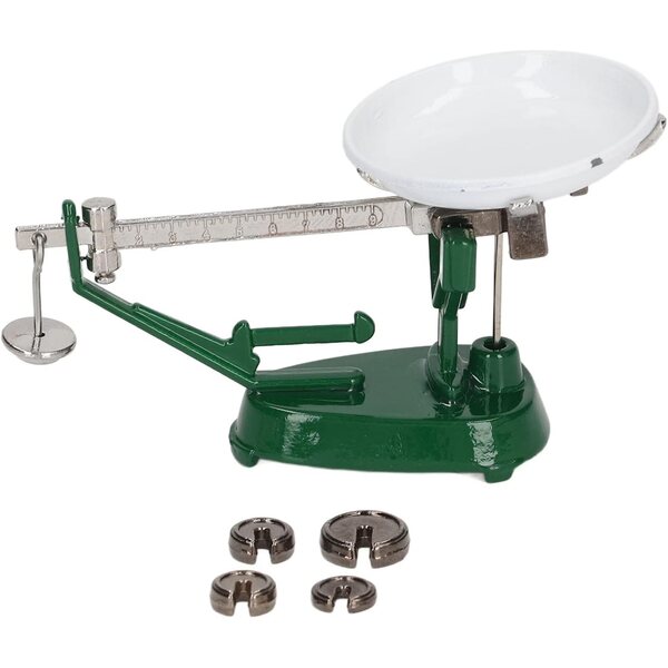 Vintage Metallwaage für Puppenhaus 1/12 – dekorative Miniatur-Masyrte