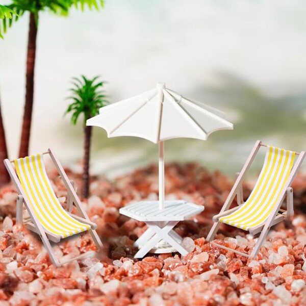 Mini-Klappgarten-Loungesessel aus Holz und Stoff – vielseitige Dekoration