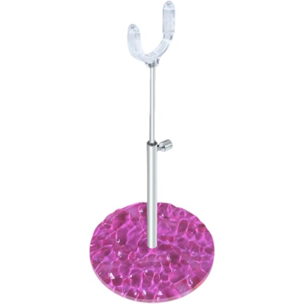 harayaa Supporto per Bambola BJD 1/12 Regolabile e Durevole con Base Stabile Rosa
