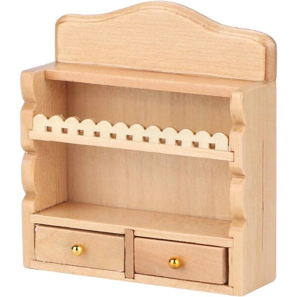 Mensola da parete in legno per casa delle bambole 1:12 - Accessorio cucina miniatura Picysa