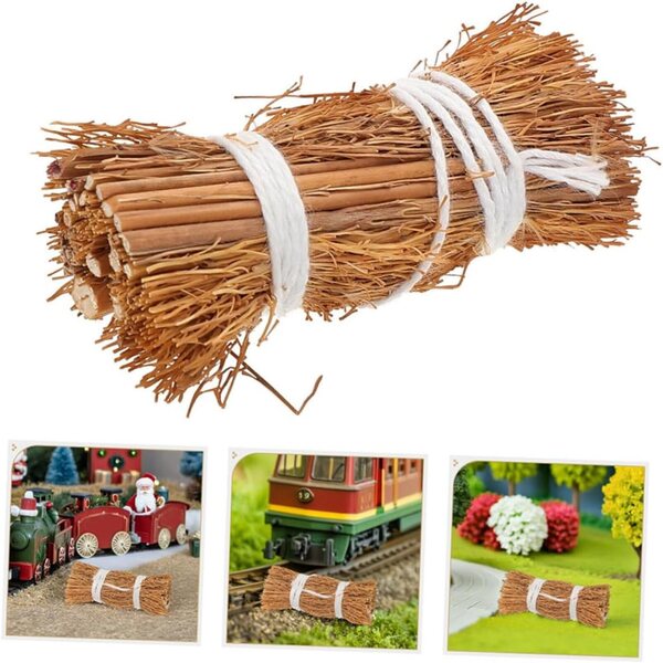 12 Pezzi Pagliaio Miniatura Decorazioni Realistiche per Case delle Bambole e Giardino