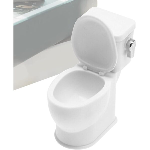 Miniaturtoilette mit Spüleffekt für Puppenhaus, realistisches Badezimmerzubehör