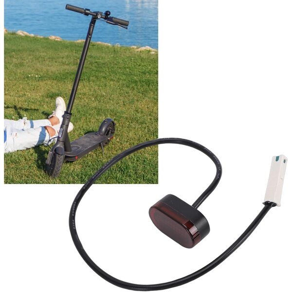 Fanale Posteriore per Scooter Elettrico M365 Aramox, Luce LED Alta Luminosità e Resistente all'Acqua