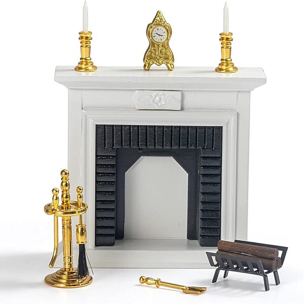 Miniatur-Brennholzregal für Puppenhaus, Küche und Dekoration