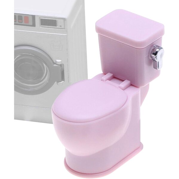 1:12 Puppenhaus-Toilette mit Audiofunktion und realistischem Design