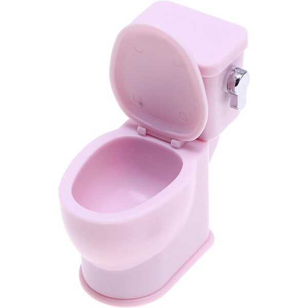 1:12 Puppenhaus-Toilette mit Audiofunktion und realistischem Design