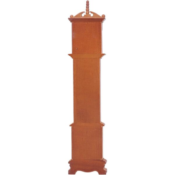 1:12 Mini-Bodenuhr aus Holz mit beweglichem Pendel für Puppenhaus