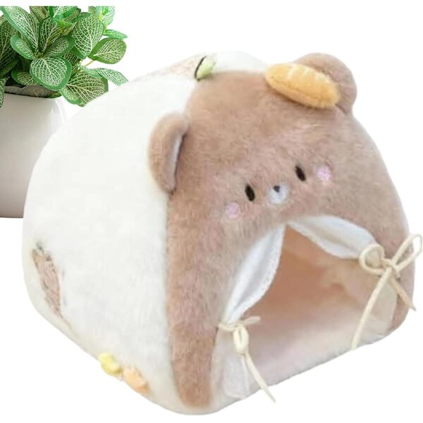 Mini-Puppen-Zeltbett, weiches Plüschtier, Hausdekoration