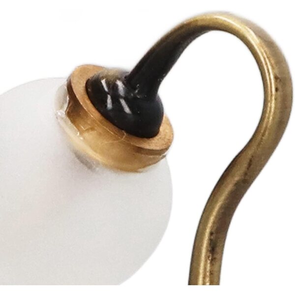 1:12 Miniatur-Tischlampe mit LED-Licht in Blumenform für Puppenhaus
