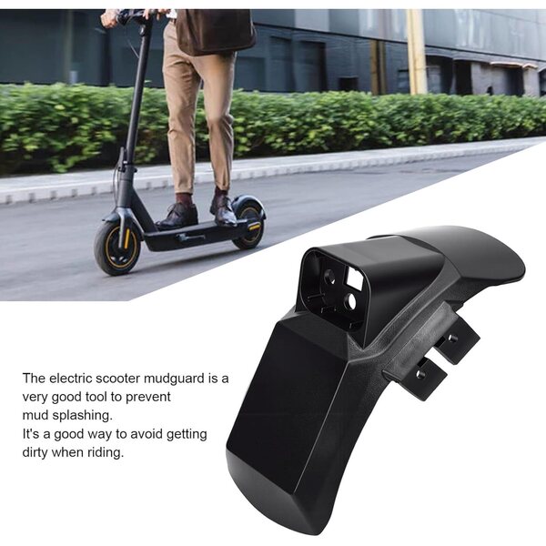 Parafango posteriore Kukirin G2 PRO in ABS nero resistente e facile da installare
