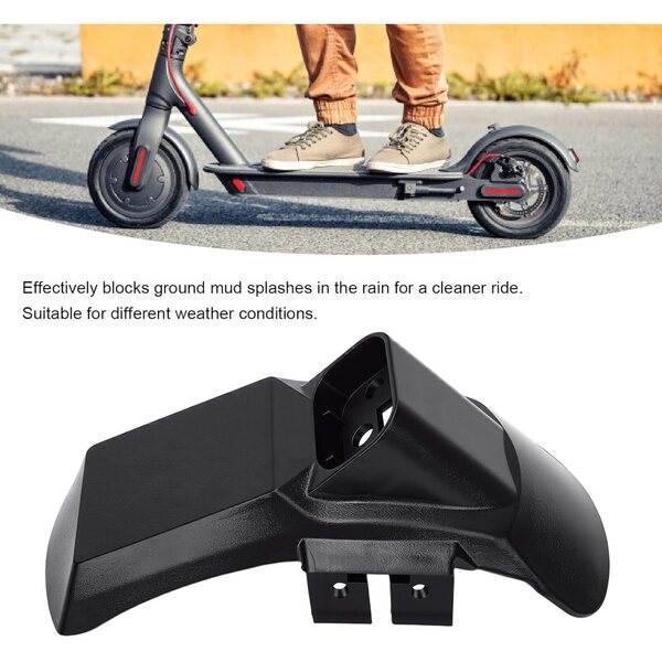 Parafango posteriore Kukirin G2 PRO in ABS nero resistente e facile da installare