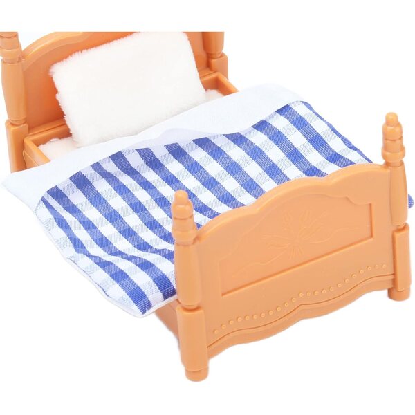 Letto a Castello in Miniatura per Bambole con Scaletta e Accessori in Plastica Bonbela