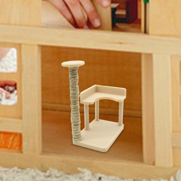 1:12 Miniatur Katzen Kletterturm, Puppenhausmöbel