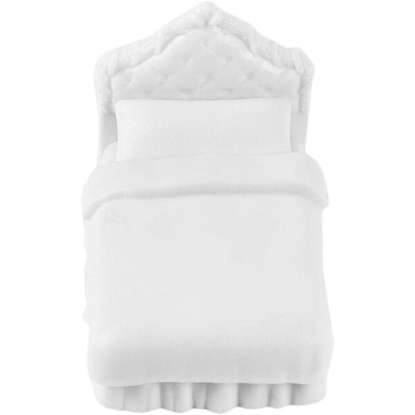 1:25 Miniatur-Einzelbett-Bausatz für Puppenhäuser und Feengärten