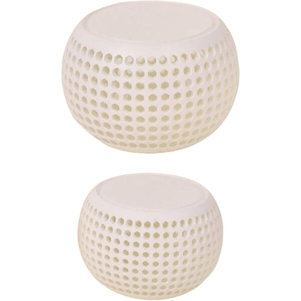 Tavolo Rotondo 1:12 in Resina per Casa delle Bambole - Set 2 Pezzi MagiDeal