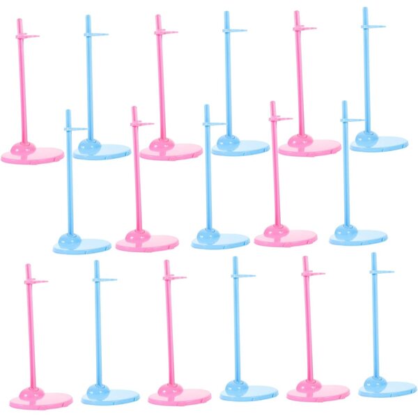 Supporto per bambole LOPUNER 30 pezzi in plastica resistente, espositori colorati
