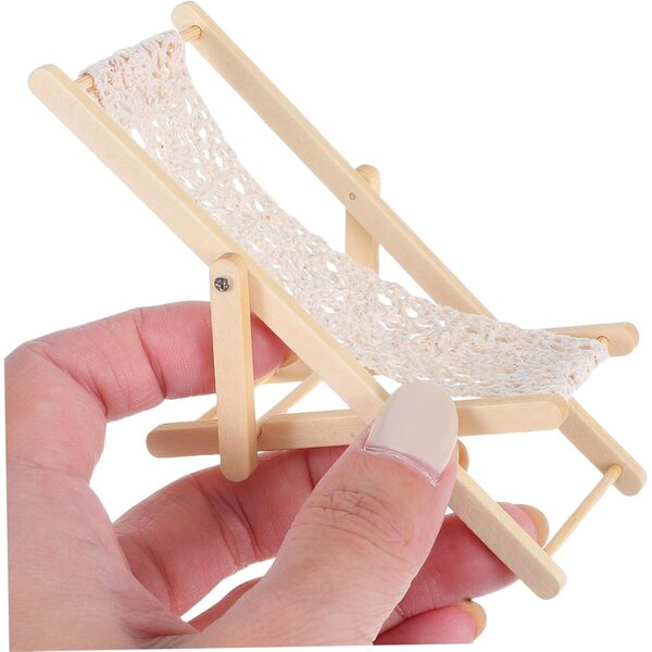 3 Mini-Holzstühle für Mikrolandschaften und Puppenhäuser - GARIOUANS