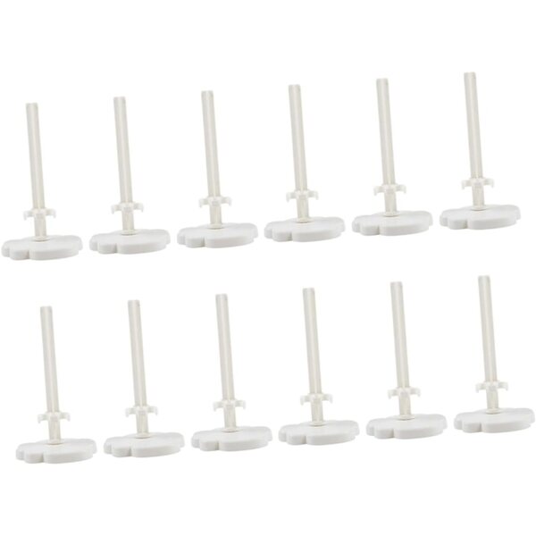 BESPORTBLE Supporti in Plastica Trasparente per Espositori Bambole 12 cm, Set da 20