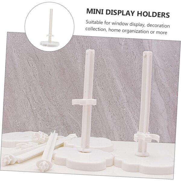 BESPORTBLE Supporti in Plastica Trasparente per Espositori Bambole 12 cm, Set da 20