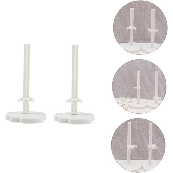 BESPORTBLE Supporti in Plastica Trasparente per Espositori Bambole 12 cm, Set da 20