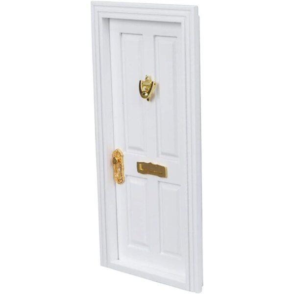 Gcroet Porta in Legno per Casa delle Bambole 1:12 Miniatura Accessori Mobili Bambini