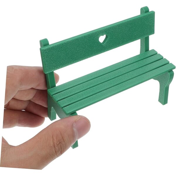 EPIGEIST Mini-Gartenbank für Puppenhäuser und dekorative Mikrolandschaften