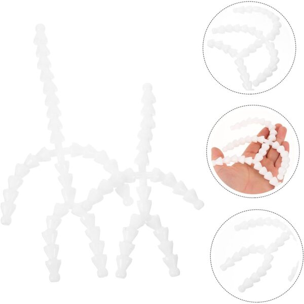 Hemobllo Scheletro per Bambola in Plastica 20cm e 15cm per Marionette e Riparazioni
