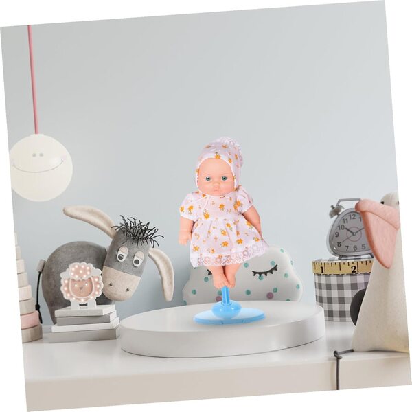BESPORTBLE 30 Supporti per Bambole in Plastica Resistenti con Clip e Base Stabile