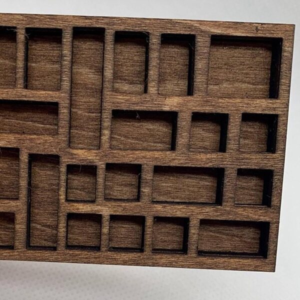 Qusedwey Miniaturregal aus Holz 1:12 für Puppenhaus und Dekorationen