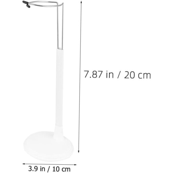 PartyKindom Verstellbarer Ständer für Puppen und Actionfiguren aus Eisen und Kunststoff, Set mit 6 Stück 25 cm