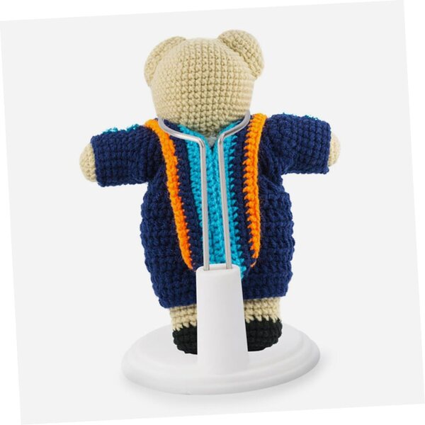 PartyKindom Verstellbarer Ständer für Puppen und Actionfiguren aus Eisen und Kunststoff, Set mit 6 Stück 25 cm