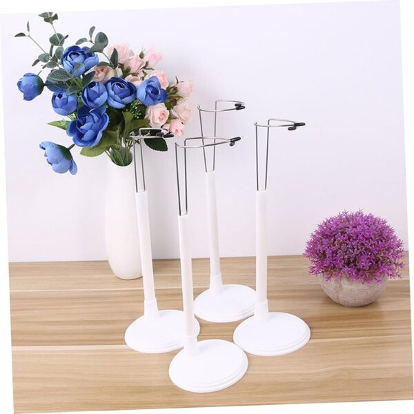 PartyKindom Verstellbarer Ständer für Puppen und Actionfiguren aus Eisen und Kunststoff, Set mit 6 Stück 25 cm