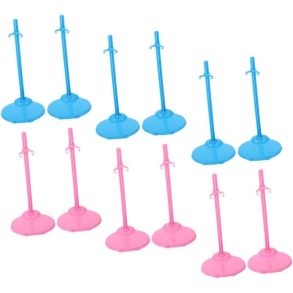Beaupretty 24 Stück robuste und stabile Puppen- und Actionfigurenständer