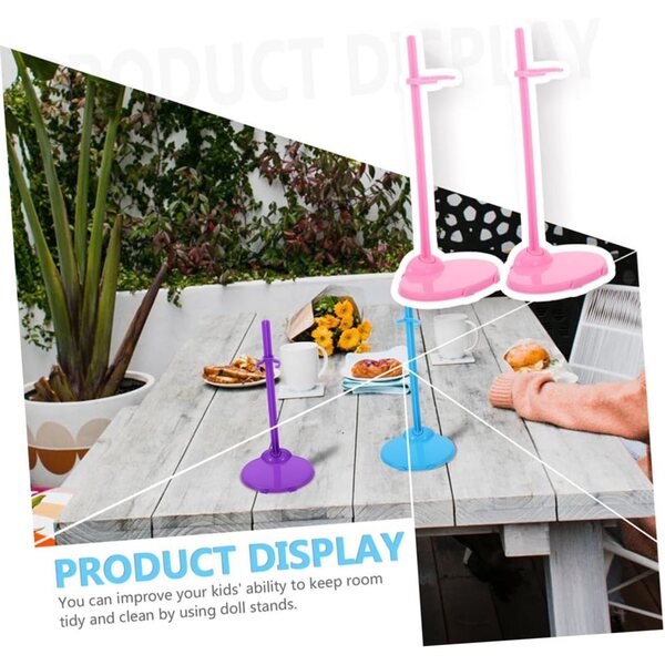 Beaupretty 24 Stück robuste und stabile Puppen- und Actionfigurenständer