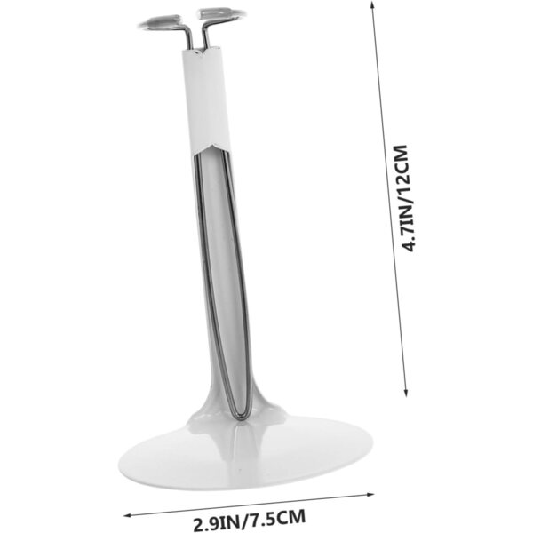 GALPADA Supporto Bambole Soldato Nero Base Stabile per Figure e Bambole
