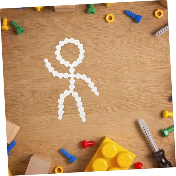 PLAFOPE 5pz Bambola Articolata in Plastica Scheletro Mobile per Creazione Marionette