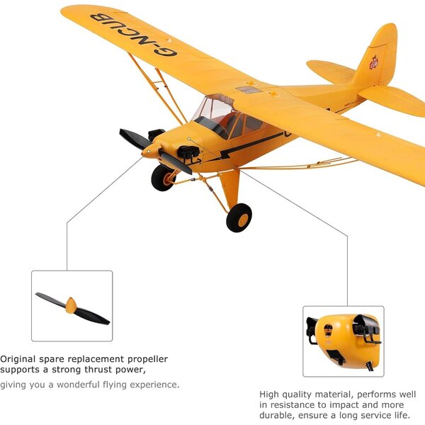 Ersatzpropeller-Set für Wltoys XK A160 RC – langlebig und leicht, gelb-schwarz