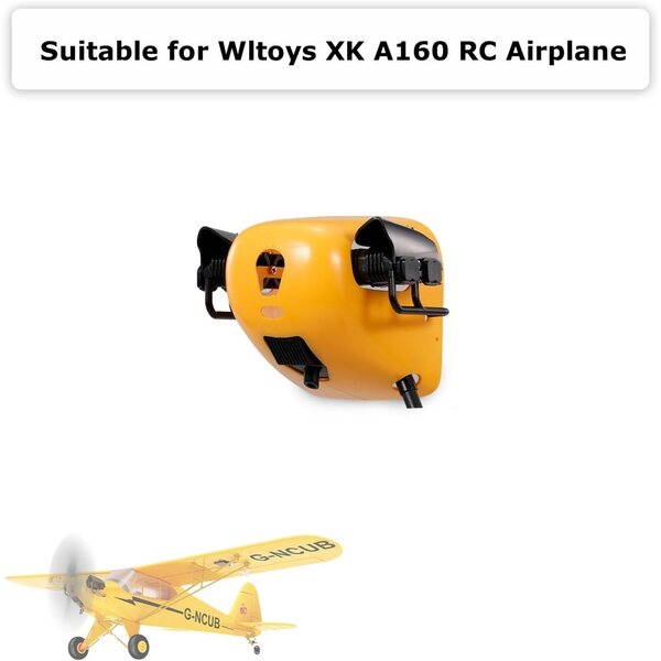 Ersatzpropeller-Set für Wltoys XK A160 RC – langlebig und leicht, gelb-schwarz