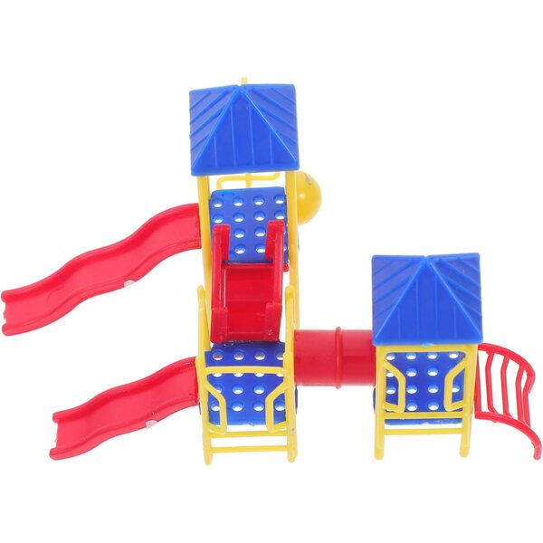 BESPORTBLE Set Miniature Parco Giochi 1:75 in Plastica Sicura e Colorata