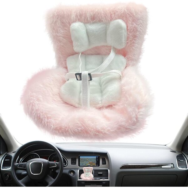 17 cm großer weicher Puppenautositz mit Belüftungsclip, ideal für Sammler