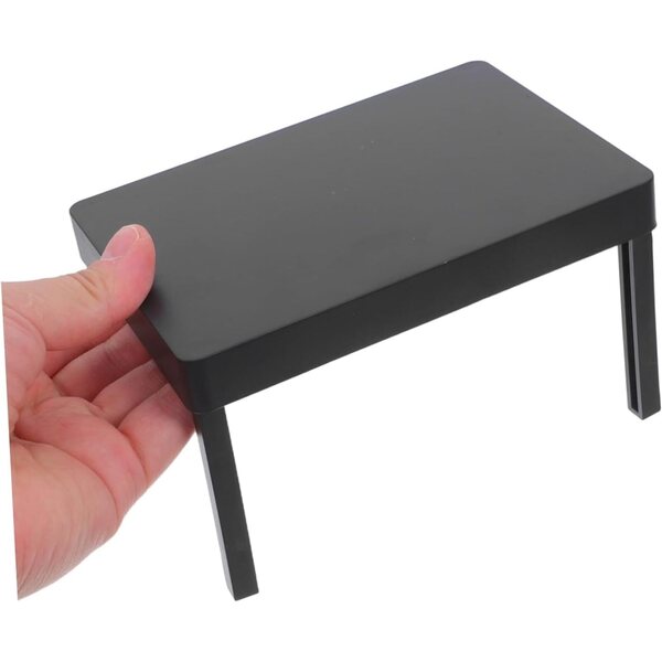 SOLUSTRE Mini-Klappstühle aus Kunststoff für Puppenhäuser und Dekorationen
