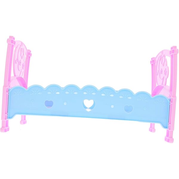 UPKOCH Puppenbett aus Kunststoff 32,5 x 18,5 x 18,5 cm – Spiel- und Heimdekoration