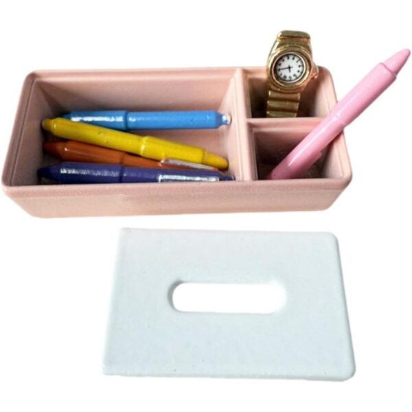 1/12 Miniaturbox für Puppenhaus, Legierungsmodell mit Aufbewahrungsfunktion