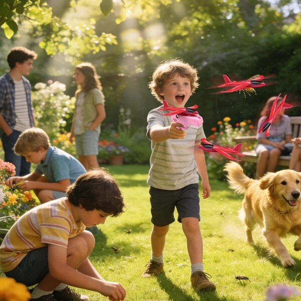 Spielzeug-Katapult-Gleiter in Dinosaurierform für Kinder – Spiel im Freien
