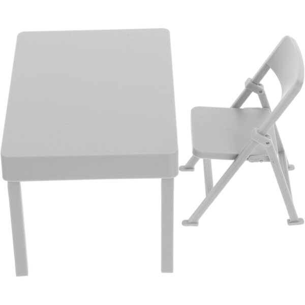 HOODANCOS Mini-Klappstuhl für Puppenhäuser, pädagogisches und dekoratives Accessoire