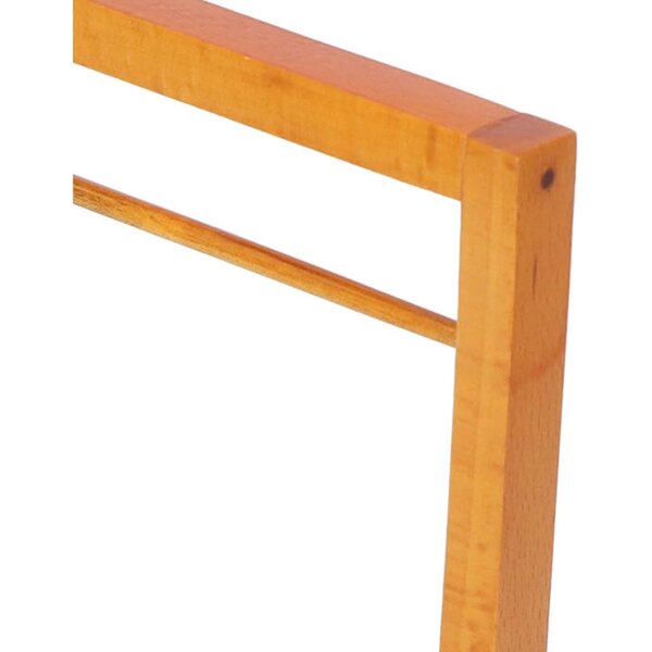 Rack per armadio bambole 1:12 con 8 ganci dorati in legno composito e ferro