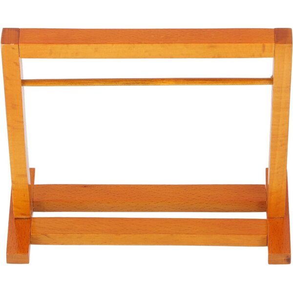 Rack per armadio bambole 1:12 con 8 ganci dorati in legno composito e ferro