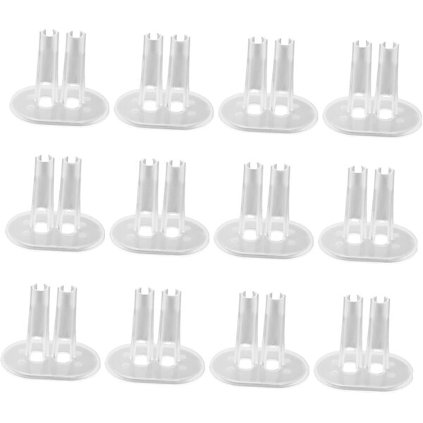 GALPADA Supporto per Bambole Set 12 Pezzi Plastica Trasparente 18-30 cm Stabile